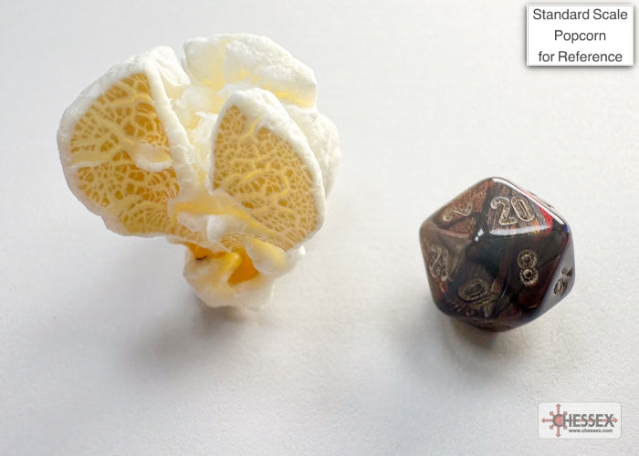 Scarab Blue Blood/gold Mini-Polyhedral 7-Die Set (Mini Poly Release 3)