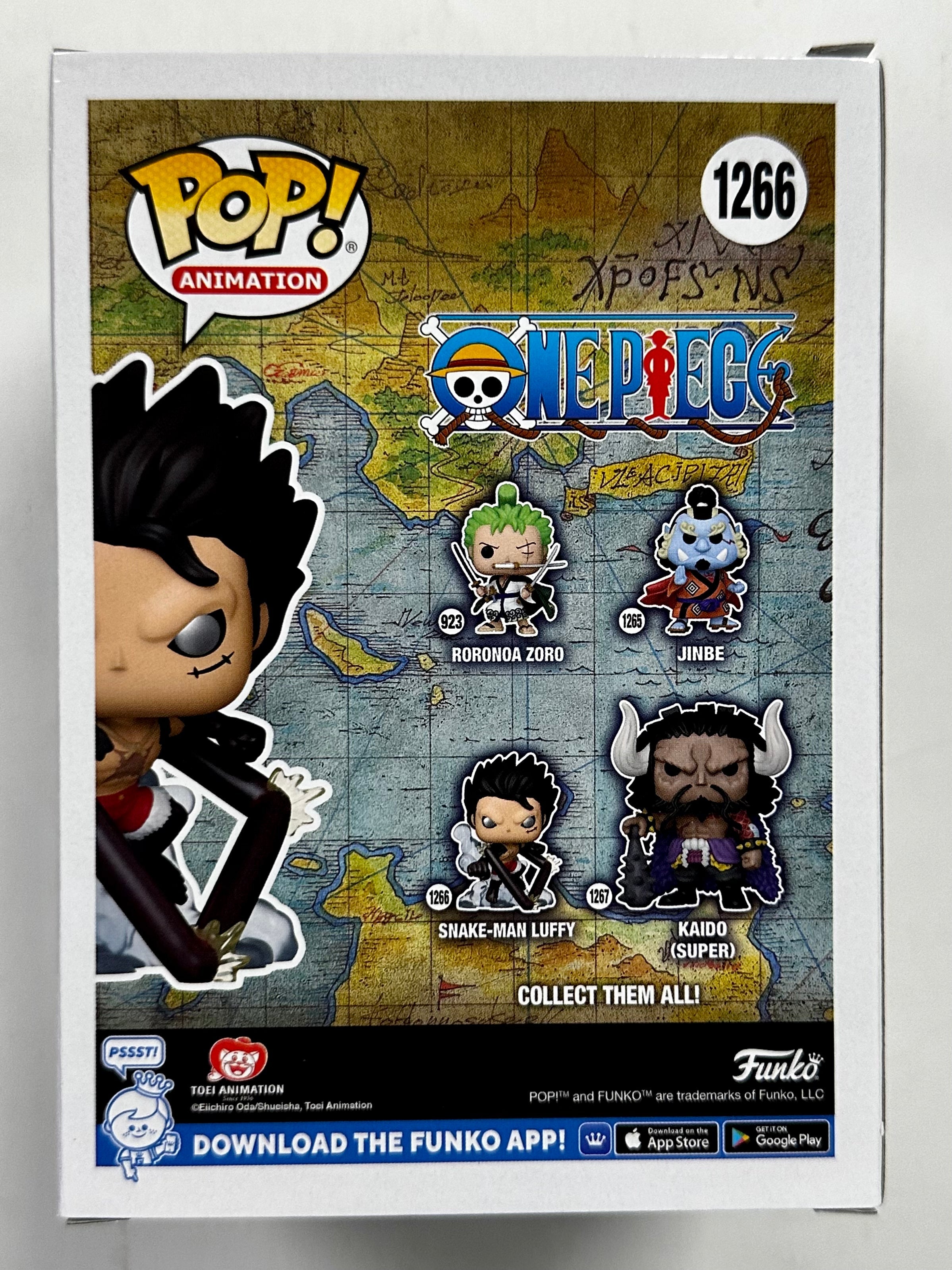 Funko Pop! Animation Snake-Man Luffy #1266 One Piece 2023 Straw Hat Pirates