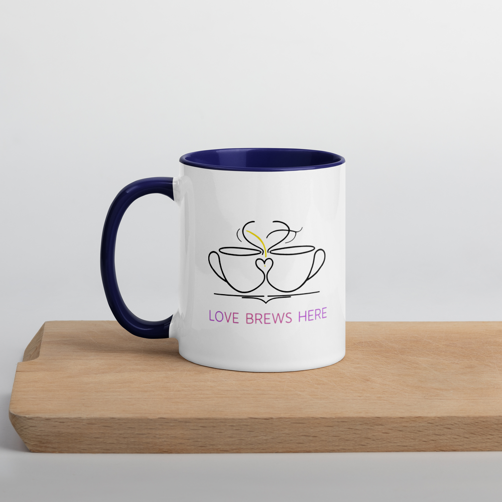 Love Brews Here - Colored Mug