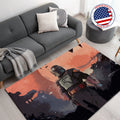 Boba Fett Star Wars inspired Gaming Rug - 62x40 inches