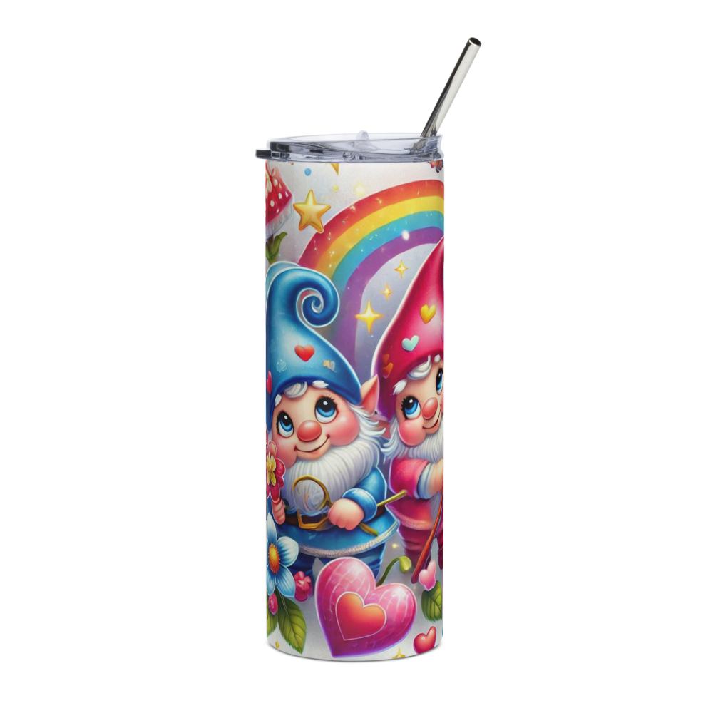 Valentine Gnomes Tumbler