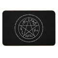 Devil's Trap with Exorcism Scripture Supernatural Quote Bath Mat