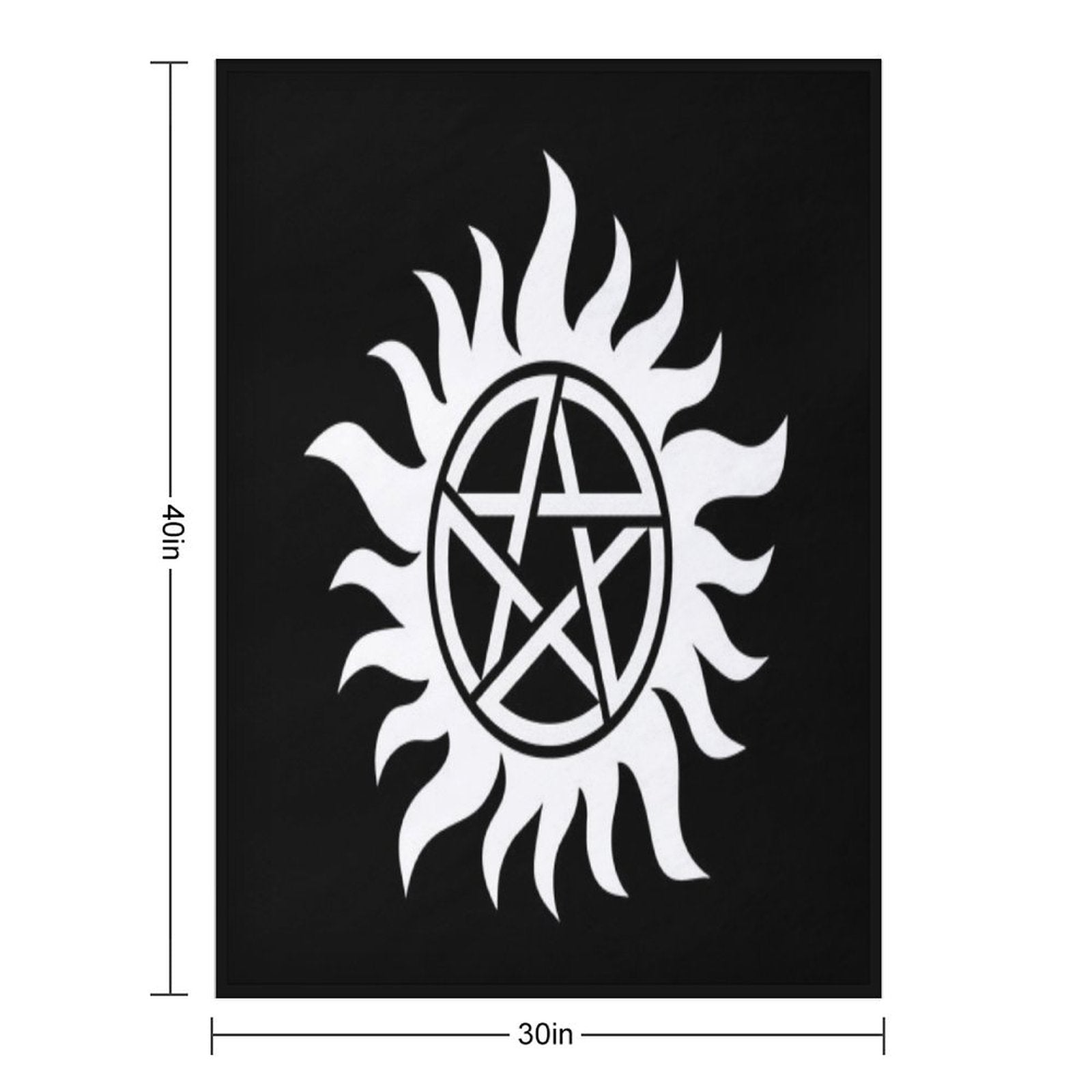 Supernatural Sigil - Anti Possession Throw Blanket