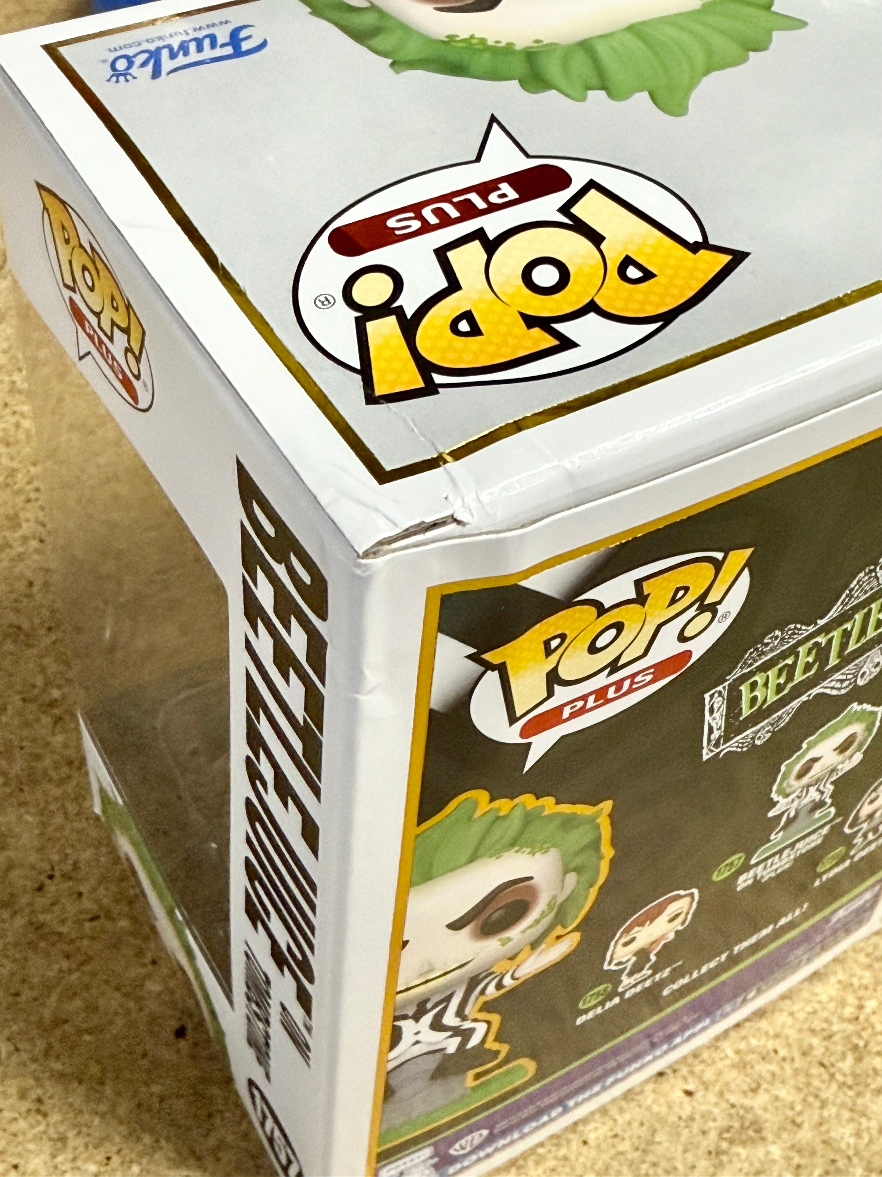 Funko Pop! Plus Movies Beetlejuice On Tombstone #1757 Beetlejuice 2024 (BOX DMG)