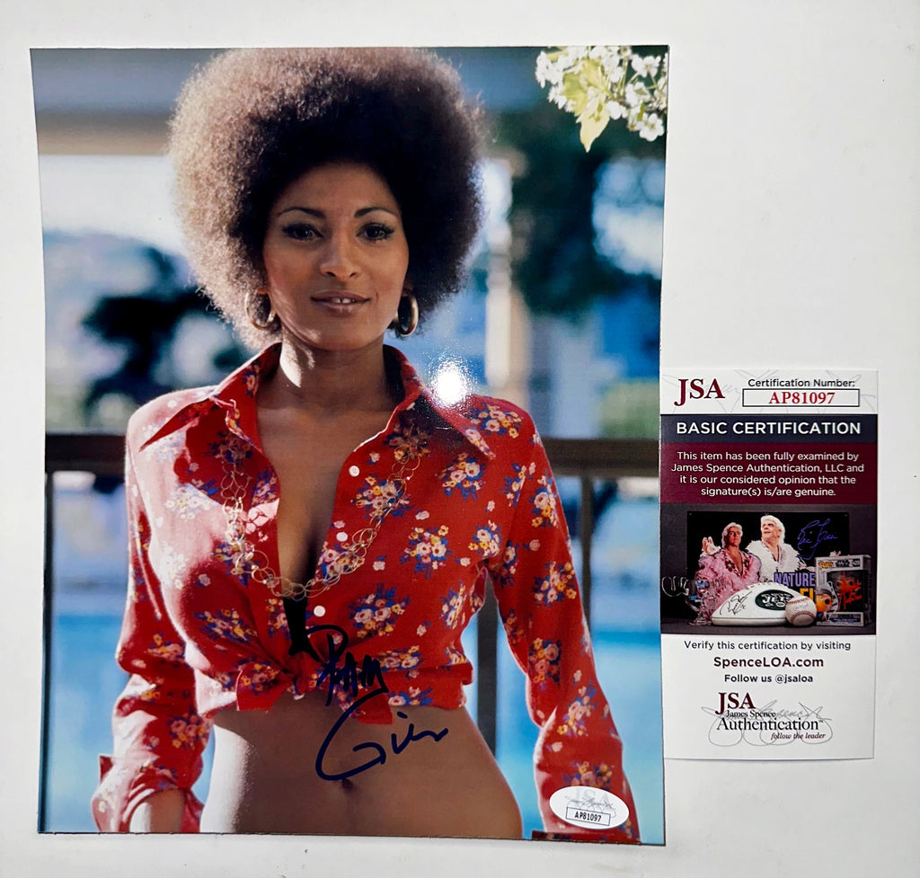 Pam Grier Signed Foxy Brown 8x10 Photo With JSA COA Jackie Brown Coffy
