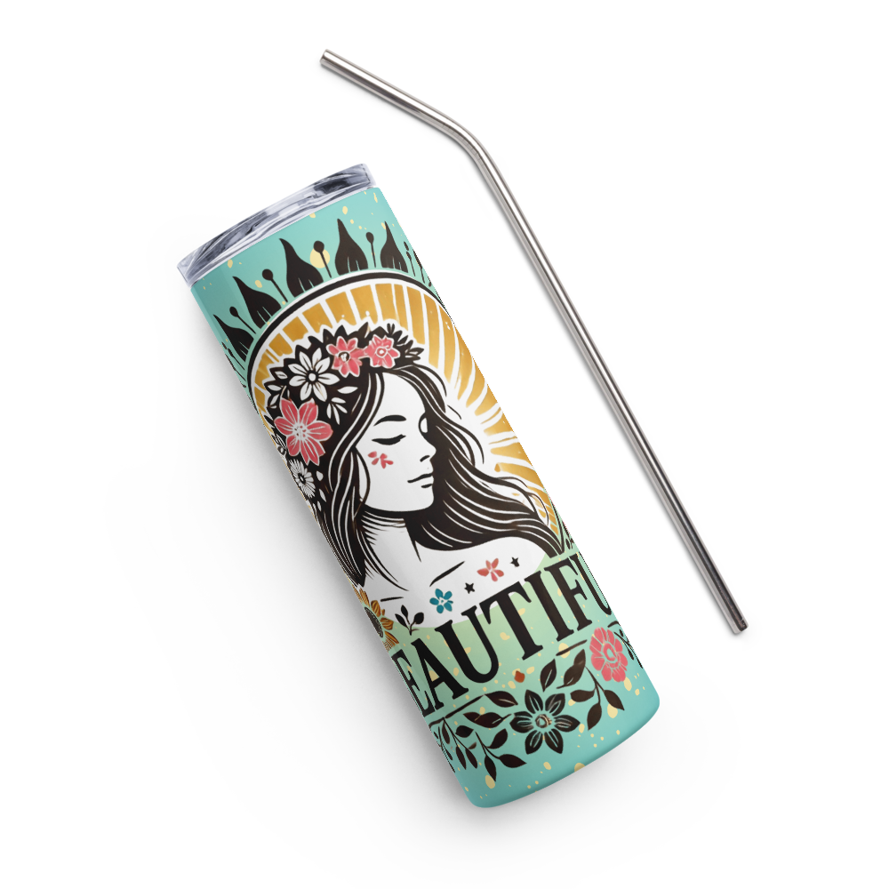 Woman, Beautiful Statement Tumbler