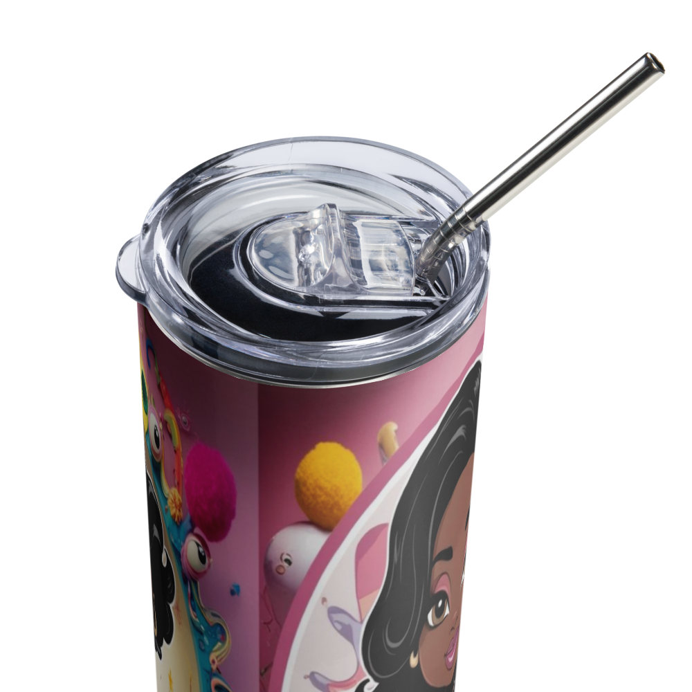 Her Power, Her Voice Metal Tumbler