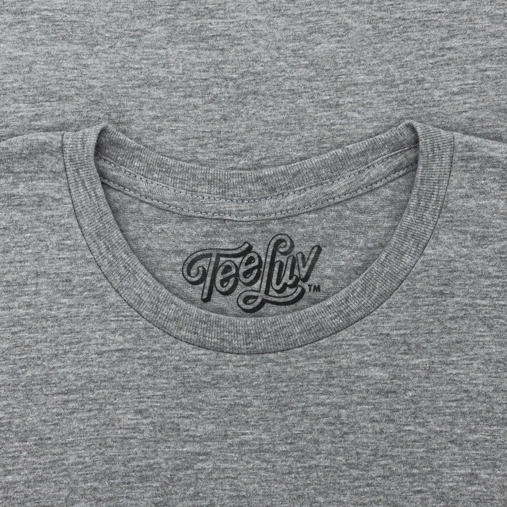 Coors Banquet Beer Rodeo Bull Front and Back Print T-Shirt - Athletic Gray Heather