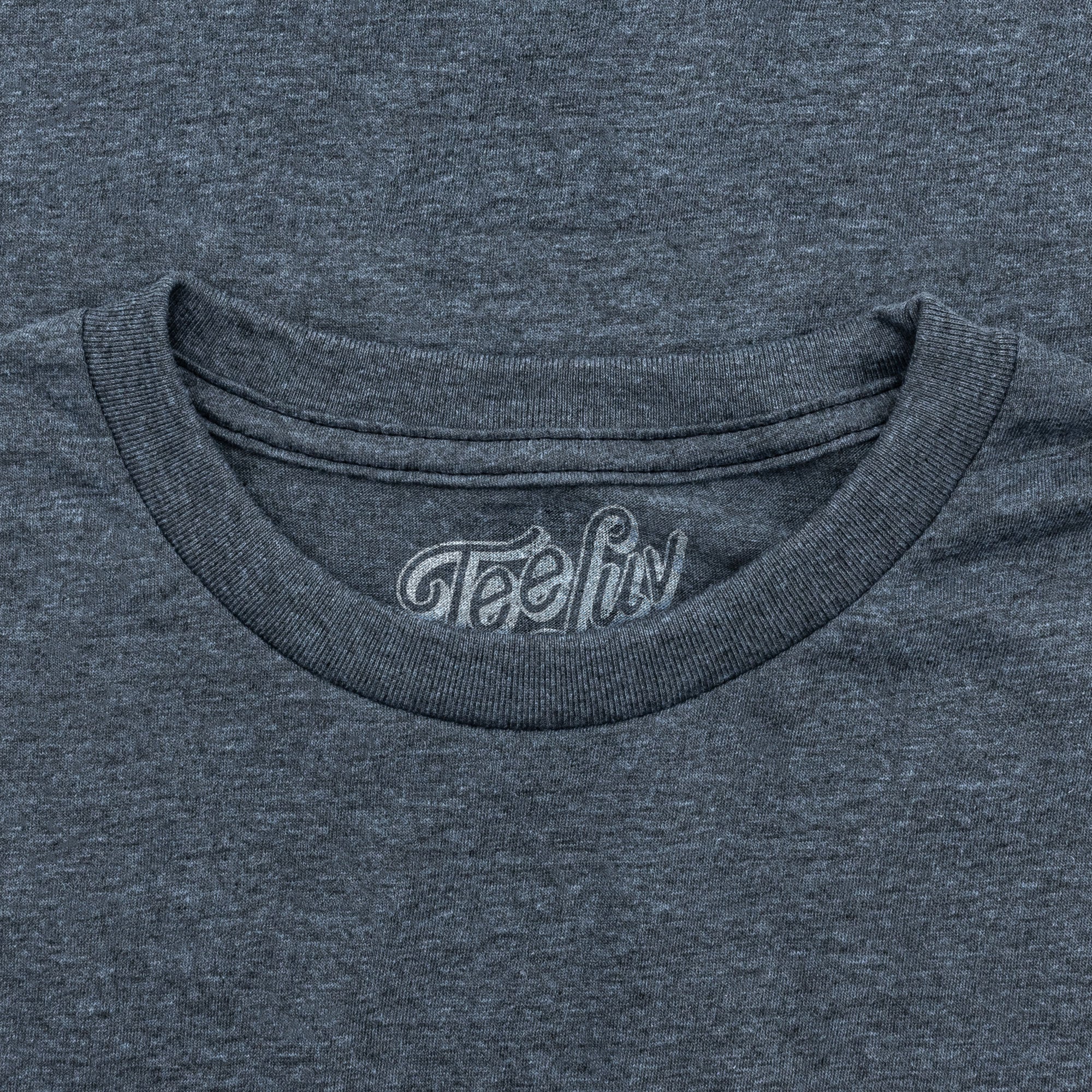 Blue Moon Gold Print Logo T-Shirt - Indigo