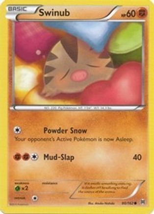 Swinub 080/162 - XY  BREAKthrough Reverse Holofoil
