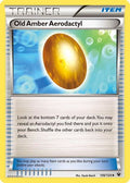 Old Amber Aerodactyl 106/124 - XY  Fates Collide Reverse Holofoil
