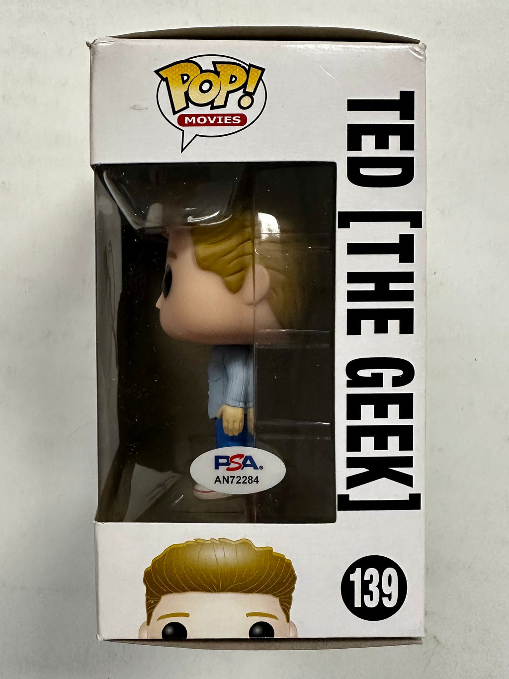 Anthony Michael Hall Signed Ted (The Geek) Sixteen Candles Funko Pop! #139 With PSA COA
