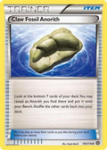 Claw Fossil Anorith 100/114 - XY  Steam Siege Reverse Holofoil