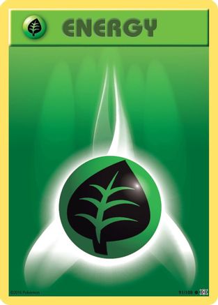 Grass Energy 091/108 - XY  Evolutions