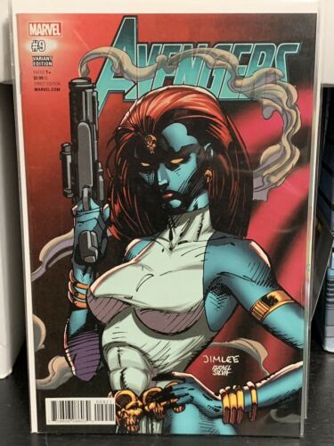 Avengers #9 Mystique Jim Lee X-Men Trading Card Variant Marvel Comics 2017