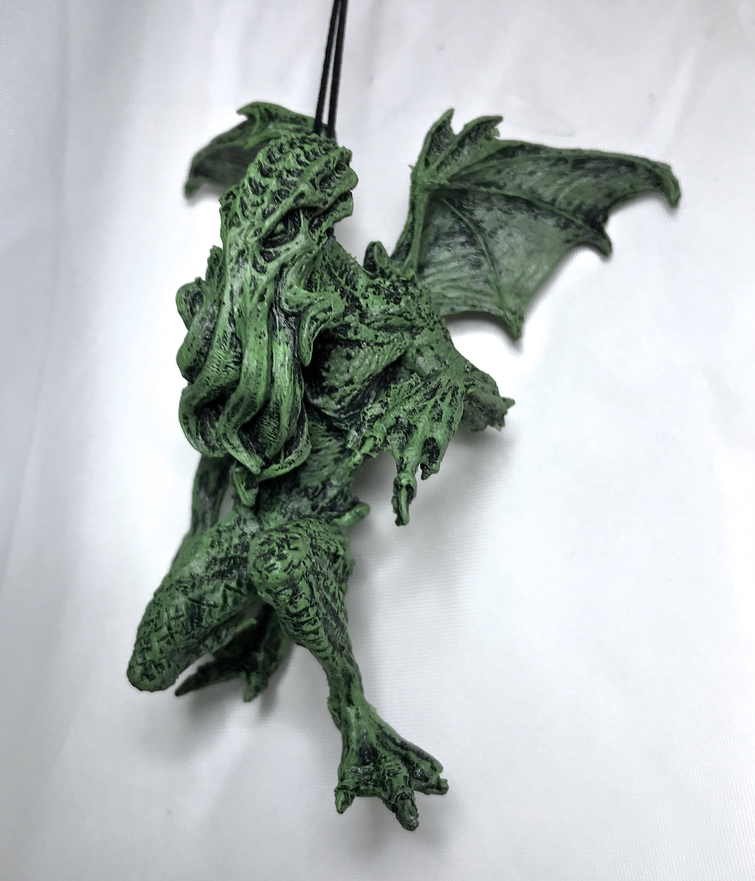 H.P. Lovecraft’s Cthulhu Ornament, Hand Painted Sculpture | Cthulhu Mythos Monster Figurine | Lovecraftian Horror Ornament and Gamer Gift