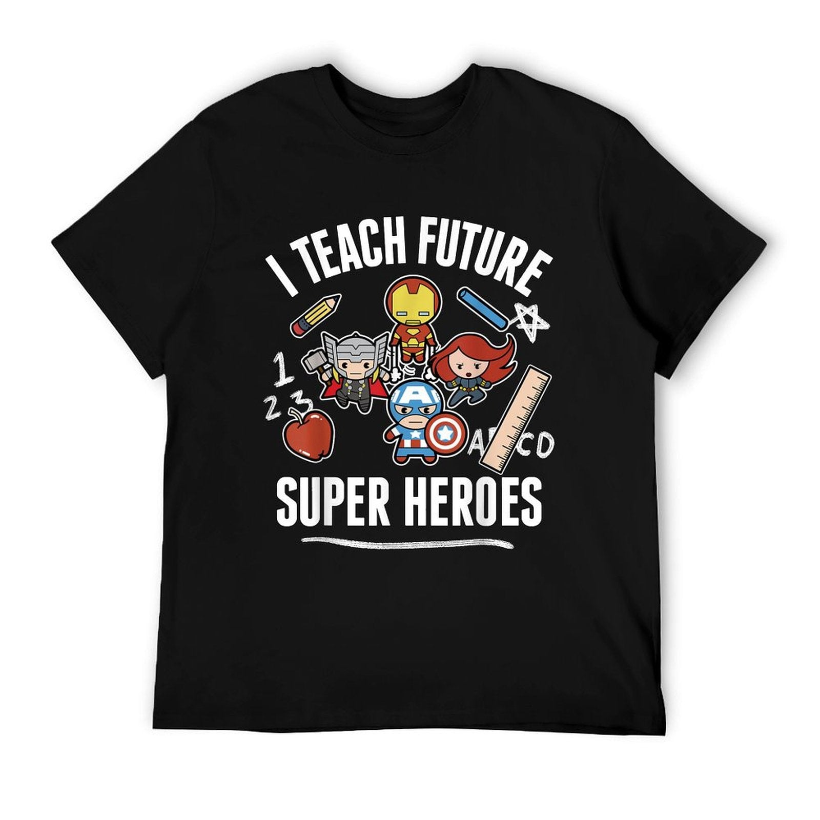 Marvel Avengers Classic I Teach Super Heroes Graphic T-Shirt
