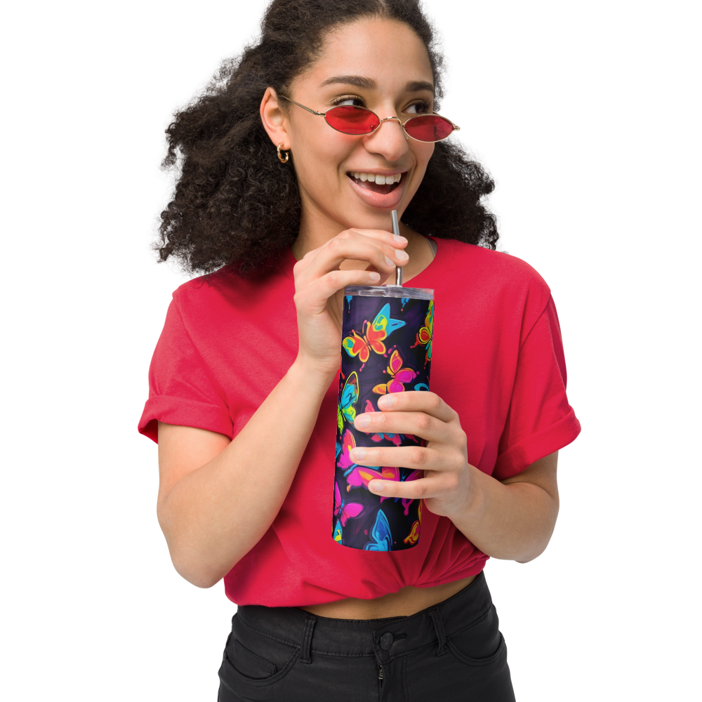 Butterfly Metal Tumbler
