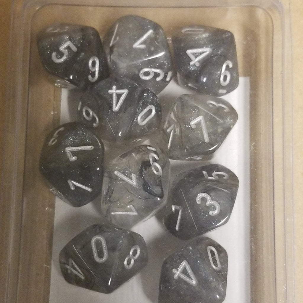 Borealis Light Smoke/silver 7-Dice / 16mm / 12mm / 30mm Luminary