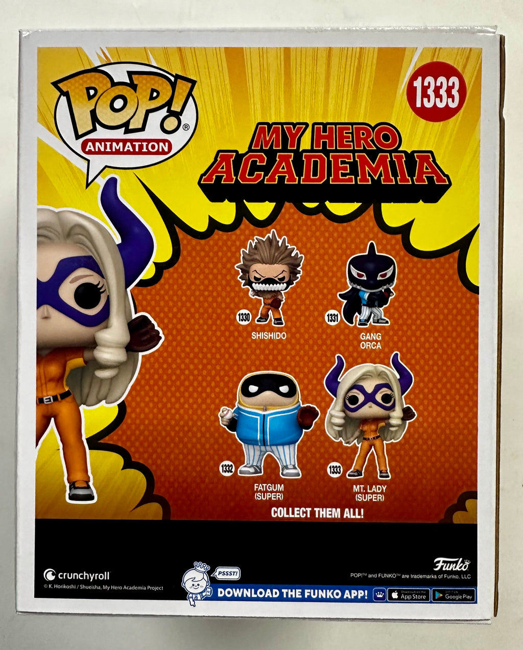 Funko Pop! Animation 6” Mt. Lady (Baseball) #1333 My Hero Academia 2023