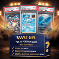 Water Energy Type Pokemon PSA 10 Graded Card Mystery Pack Trading Card Game
