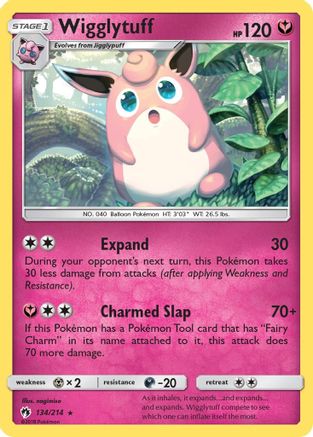Wigglytuff 134/214 - SM  Lost Thunder