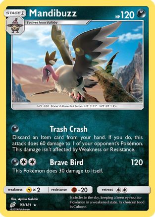 Mandibuzz 093/181 - SM  Team Up Reverse Holofoil