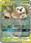Rowlet & Alolan Exeggutor GX 001/236 - SM  Unified Minds Holofoil