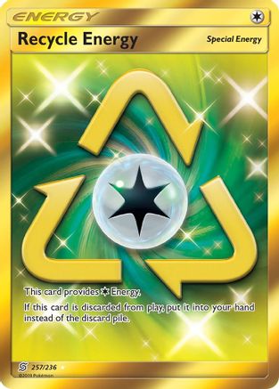 Recycle Energy (Secret) 257/236 - SM  Unified Minds Holofoil