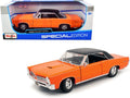 1965 Pontiac GTO Hurst Orange with Black Top and White Stripes "Special Edition" 1/18 Diecast Model Car by Maisto  free shipping USA