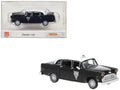 1974 Checker Cab Black and White "Winnipeg" 1/87 (HO) Scale Model Car by Brekina  free shipping USA