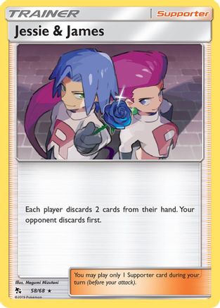 Jessie & James 058/68 - Hidden Fates Holofoil