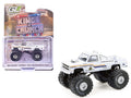 1986 Chevrolet Silverado Monster Truck "Royal Canadian Mounted Police" White with Stripes "Kings of Crunch - Hot Pursuit" Special Edition 1/64 Diecast Model Car by Greenlight  free shipping USA