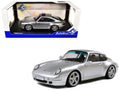 1996 Porsche 911 (993) 4S Polar Silver Metallic 1/18 Diecast Model Car by Solido  free shipping USA