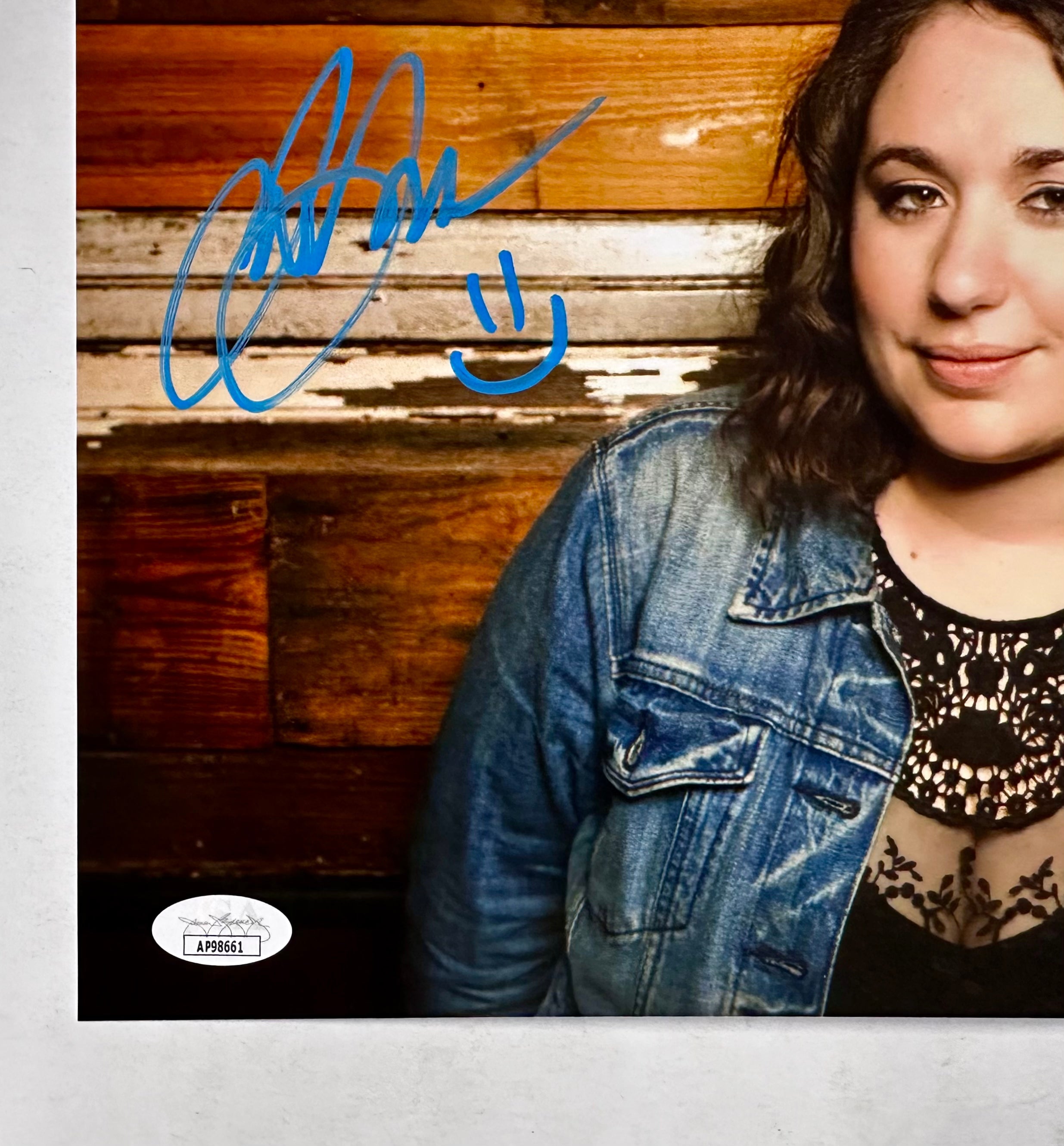Comedian Liza Treyger Signed Law & Order SVU Podcast 8x10 Photo With JSA COA