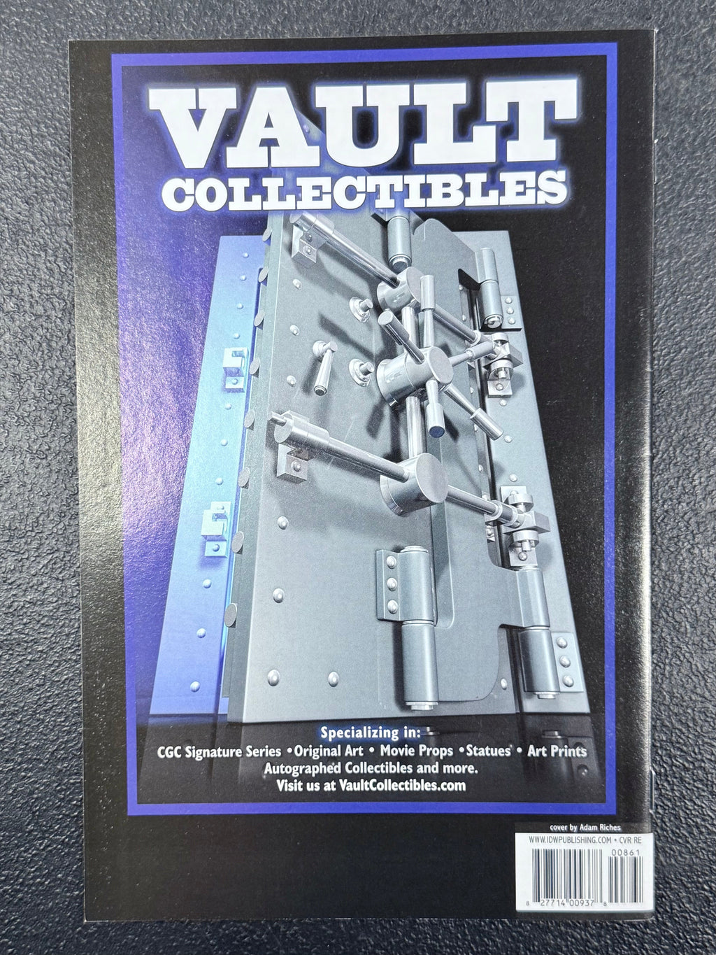 Back To The Future #6 7 8 Signed Adam Riches Vault Collectibles Connecting Exclusive