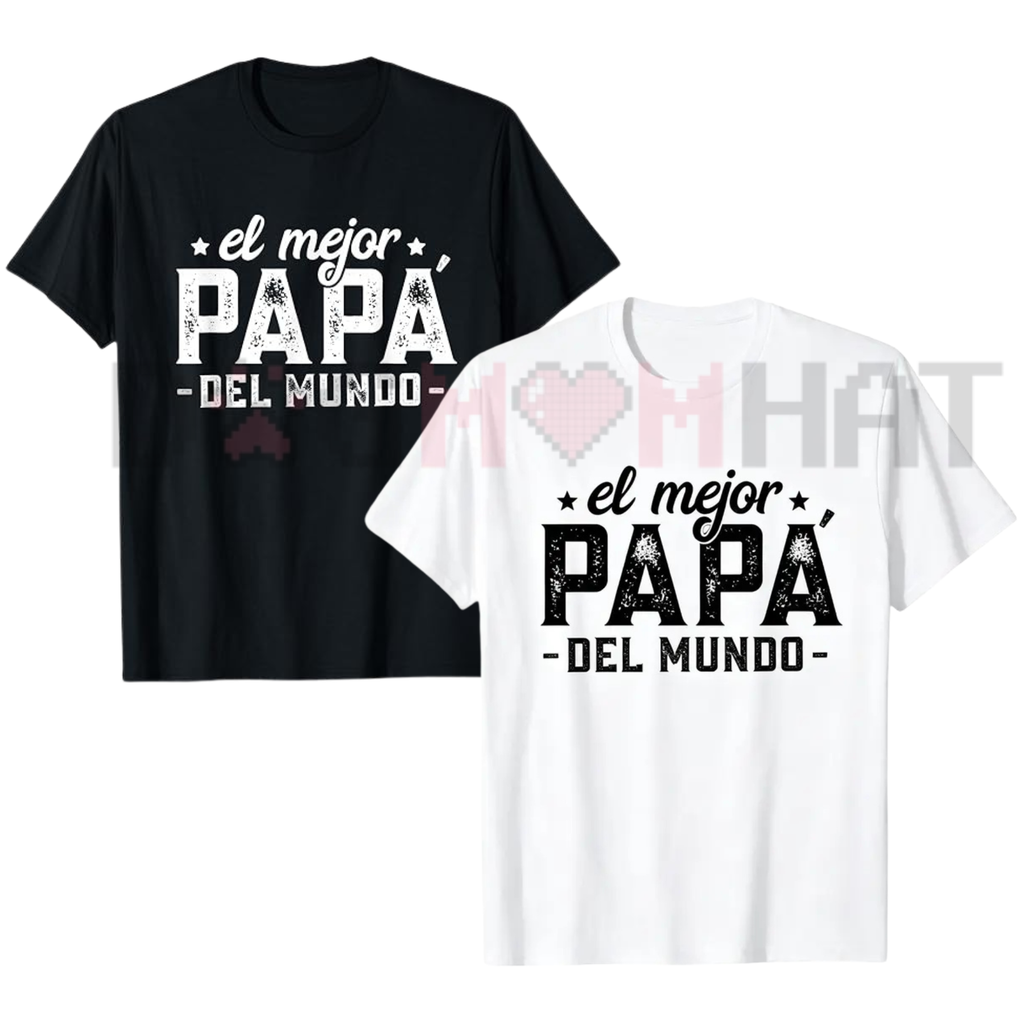 Men's "Best Dad in the World" Spanish Heritage T-Shirt