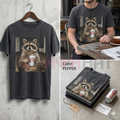 Three Raccoons Diet Coke Smoking T-Shirt