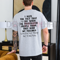 Minimalist "I Hate That I Cry" Graphic T-Shirt