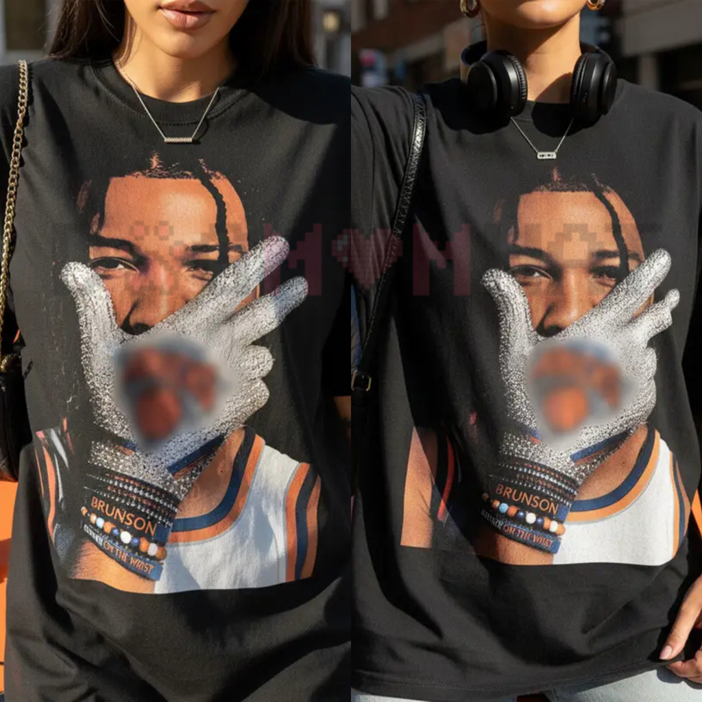 New York Basketball Finals "Three-Point Sign" T-Shirt