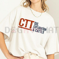 CTT Oil Exploration & Cattle Design Tee