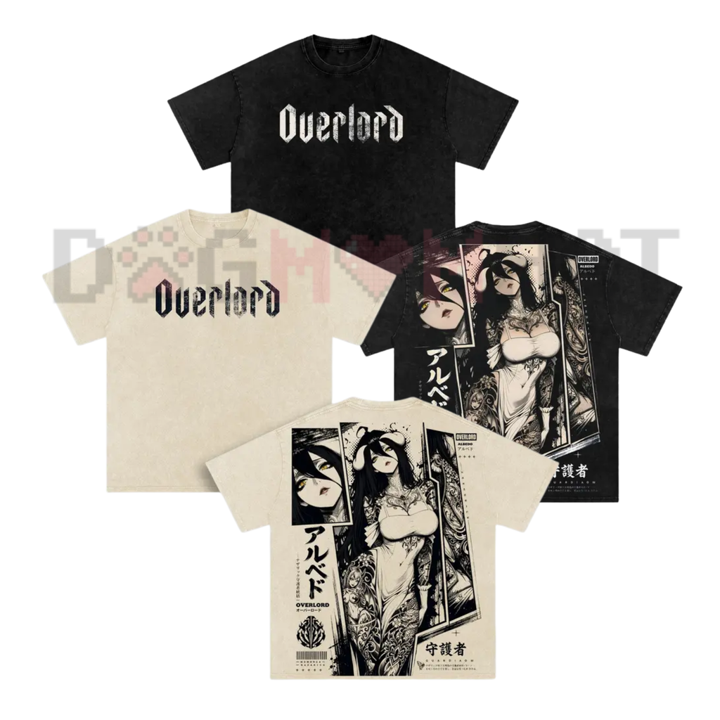 Albedo Overlord "Double-Printed" Vintage Washed T-Shirt