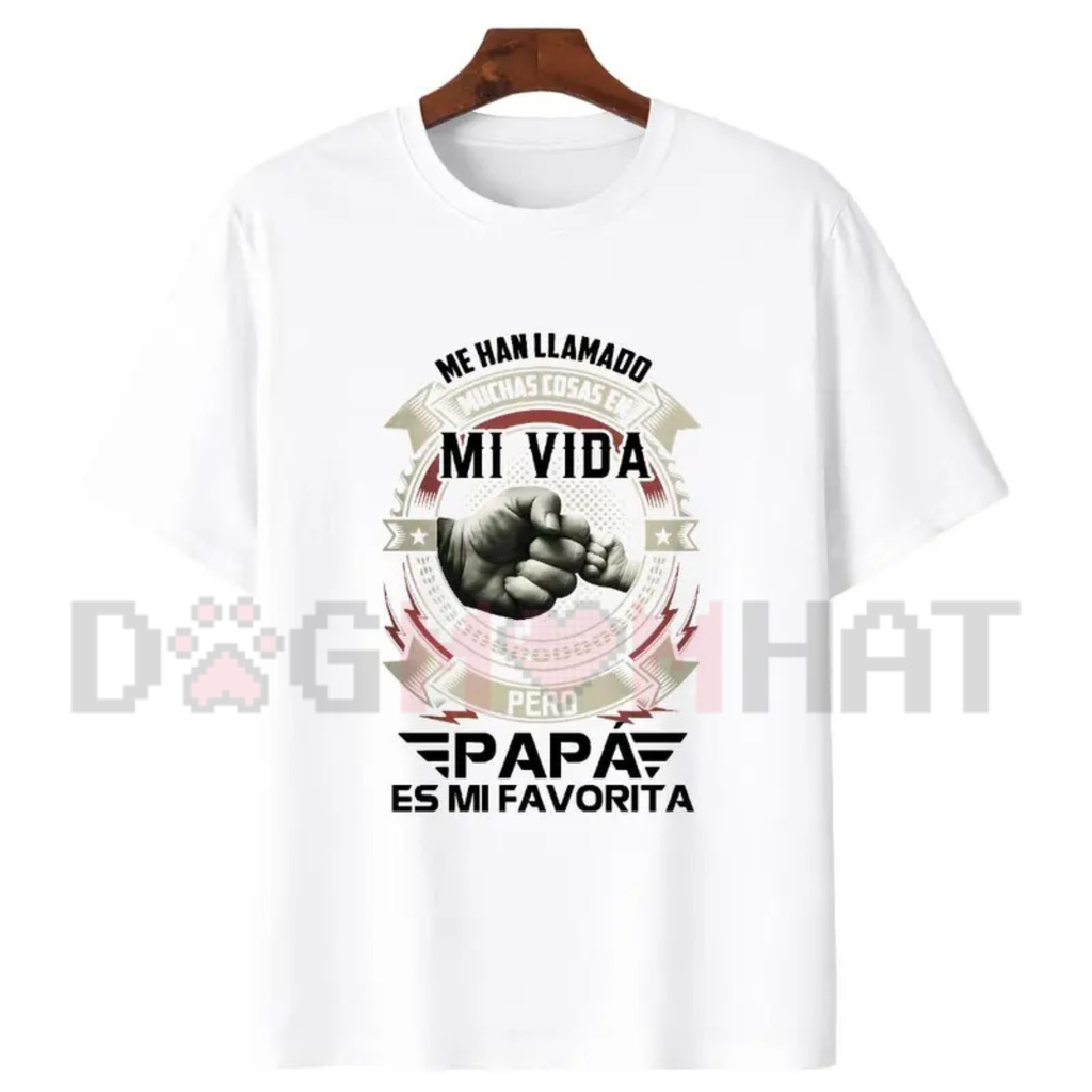 "Papá Es Mi Favorita" T-Shirt – Spanish Graphic Tee for Latino Dads