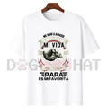 "Papá Es Mi Favorita" T-Shirt – Spanish Graphic Tee for Latino Dads