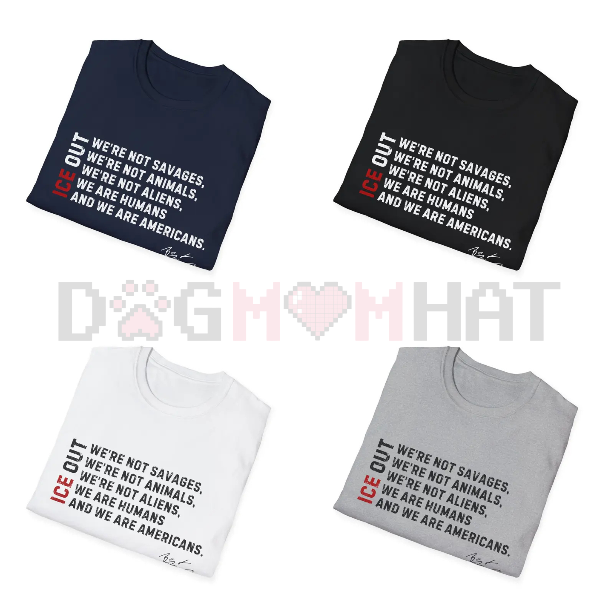 "I.C.E. Out" Political Activist Tee