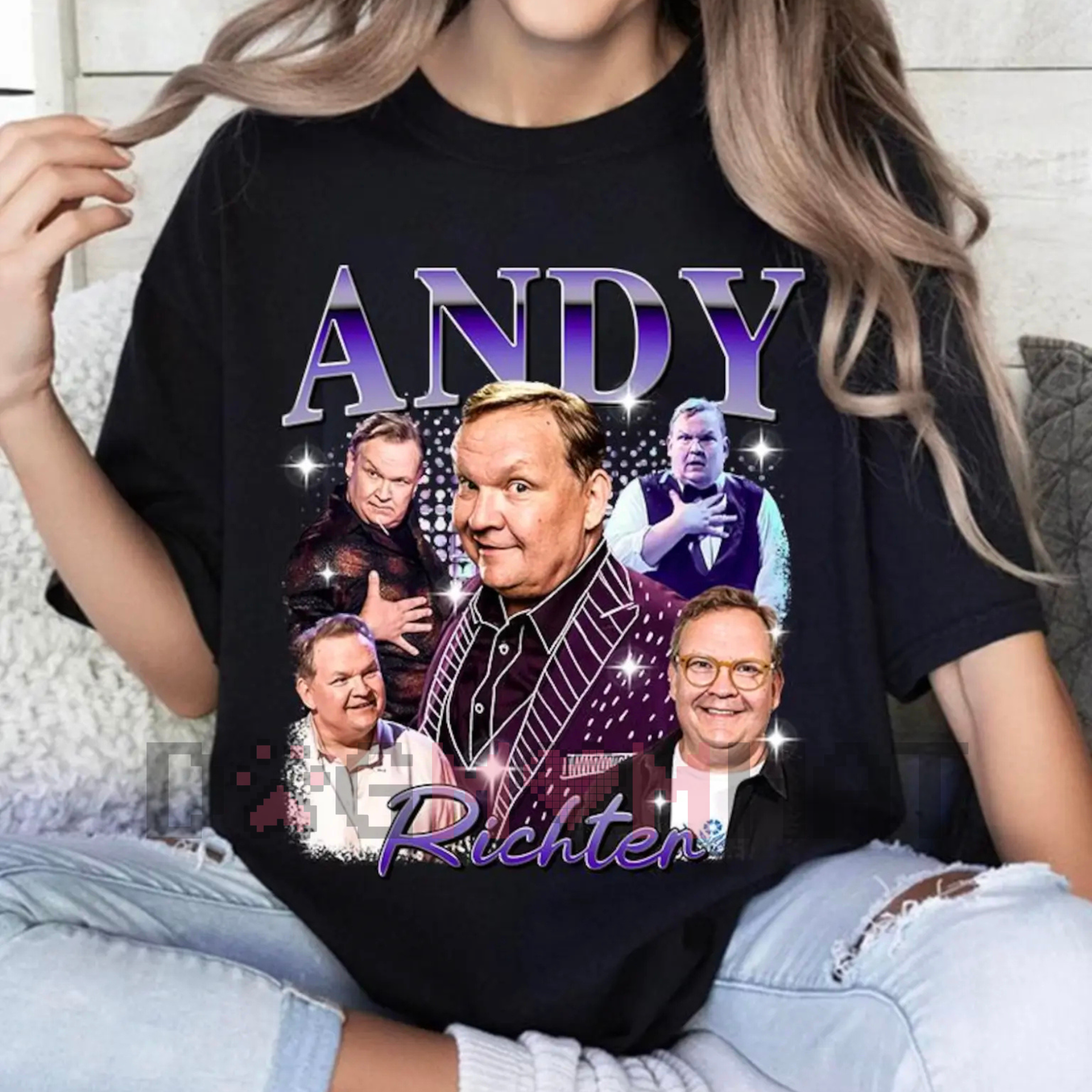 Andy Richter DWTS 2025 Bootleg Unisex Tshirt – Andy & Emma Slater Dancing With The Stars T-shirt