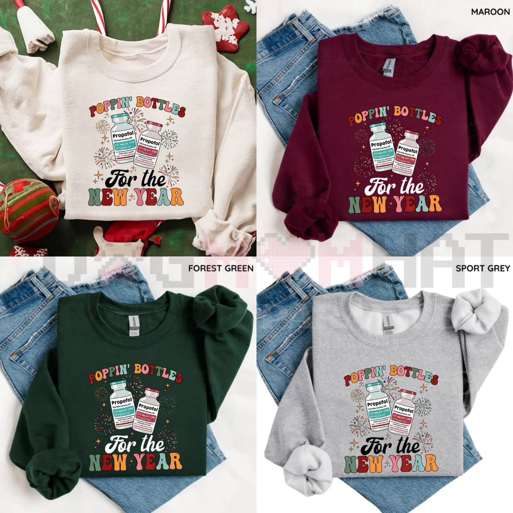 ICU Nurse New Year 2026 Sweatshirt