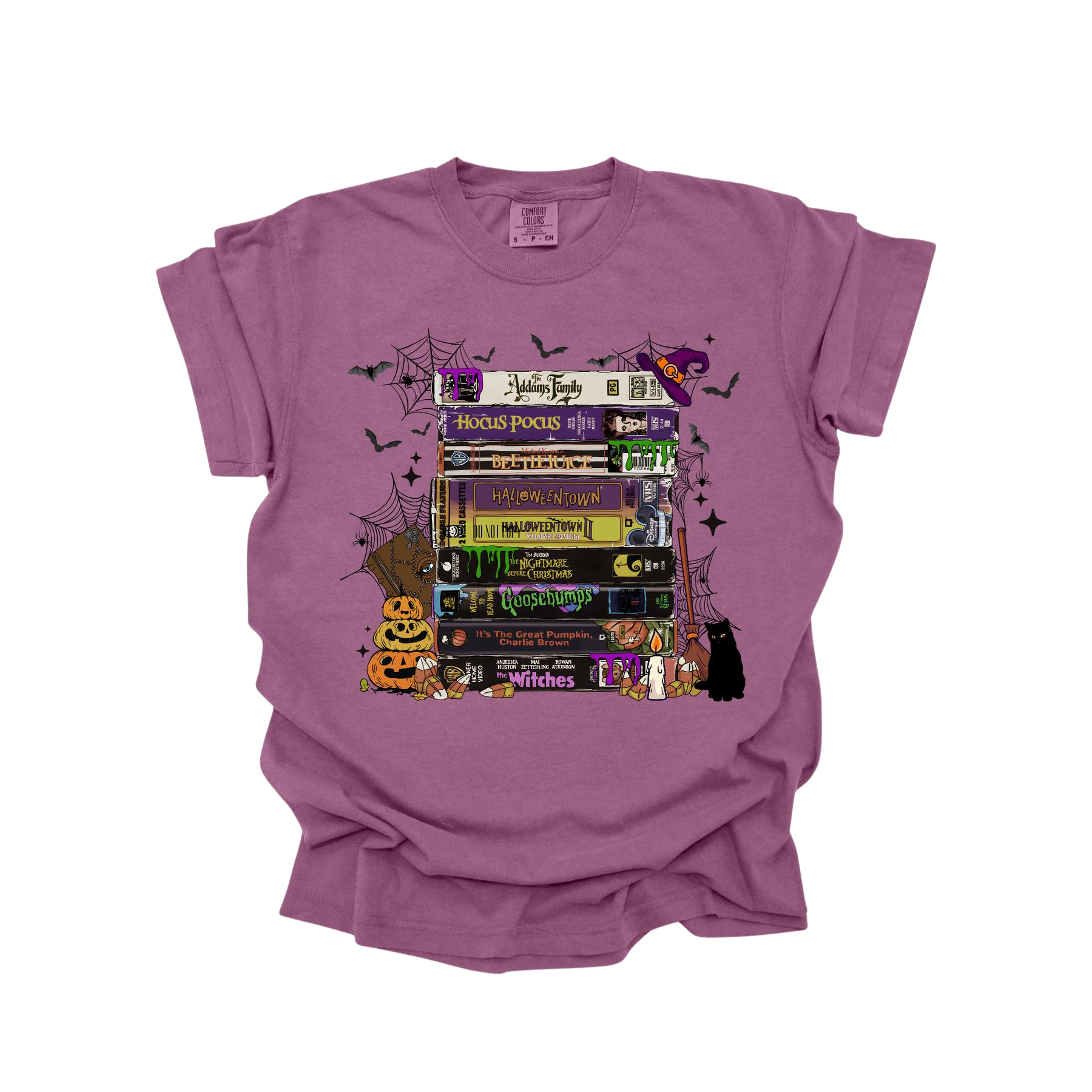 Vintage VHS Tape T-Shirt – Retro Comfort Colors Tee for 90s Movie Lovers & Nostalgia Fans
