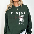 Resist Frog Protest T-Shirt – Activist Anti-ICE Tee, "Rage" Political Statement Shirt