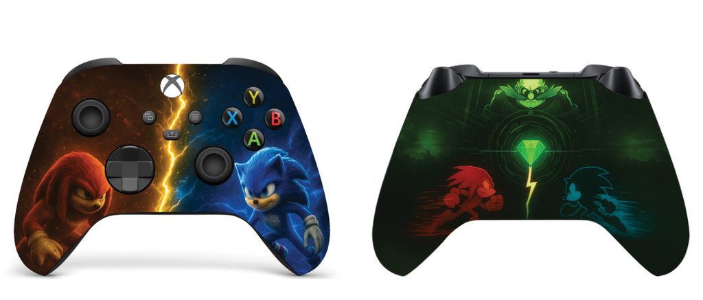 Sonic VS. Knuckles Inspired Xbox Series X/S Controller